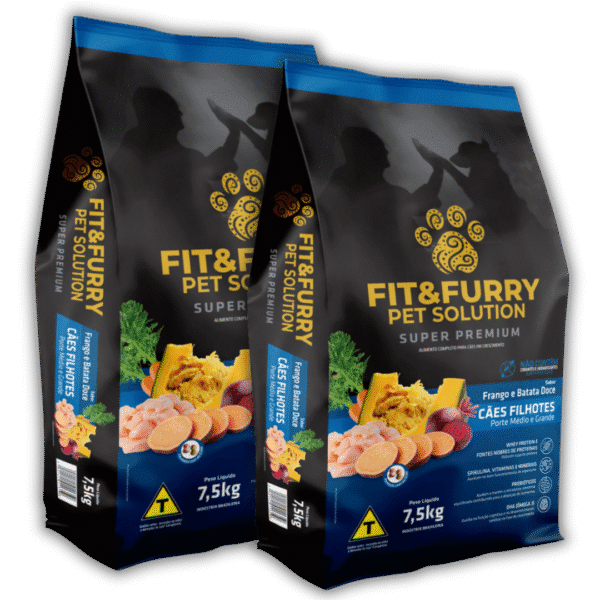 Combo 15Kg Cães Filhotes de Raças Médias e Grandes