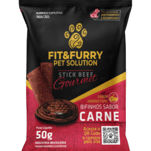 Bifinho Fit&Furry Stick Beef Gourmet 50gr – Sabor Carne