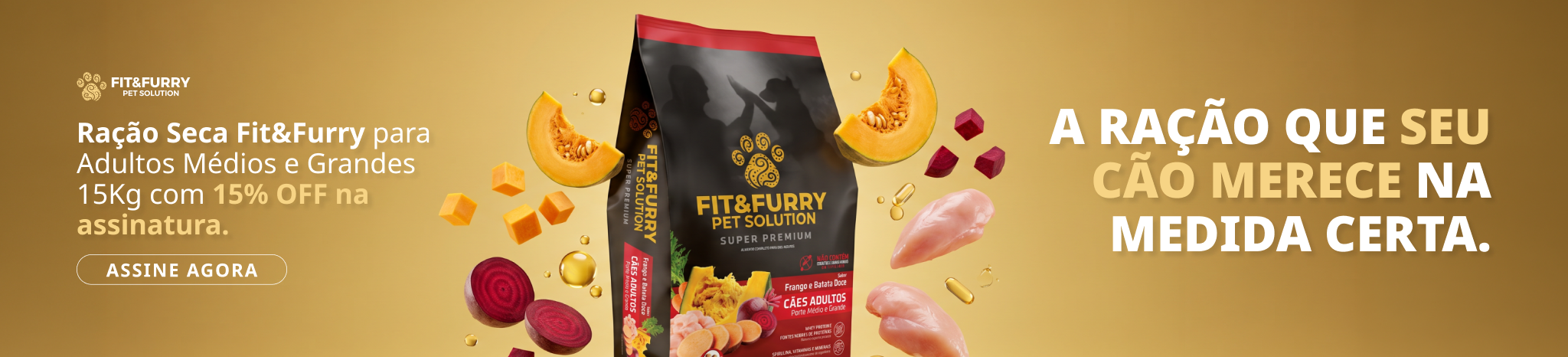 Seja um parceiro Fit&Furry